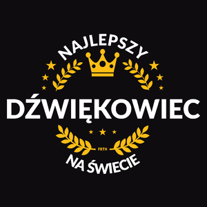 Najlepszy Dźwiękowiec Na Świecie - Męska Koszulka Czarna