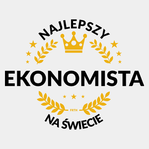 Najlepszy Ekonomista Na Świecie - Męska Koszulka Biała