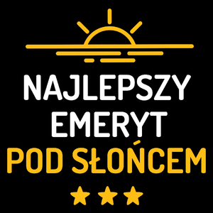 Najlepszy Emeryt Pod Słońcem - Torba Na Zakupy Czarna