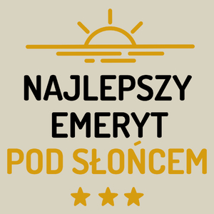 Najlepszy Emeryt Pod Słońcem - Torba Na Zakupy Natural