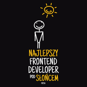 Najlepszy Frontend Developer Pod Słońcem - Męska Koszulka Czarna