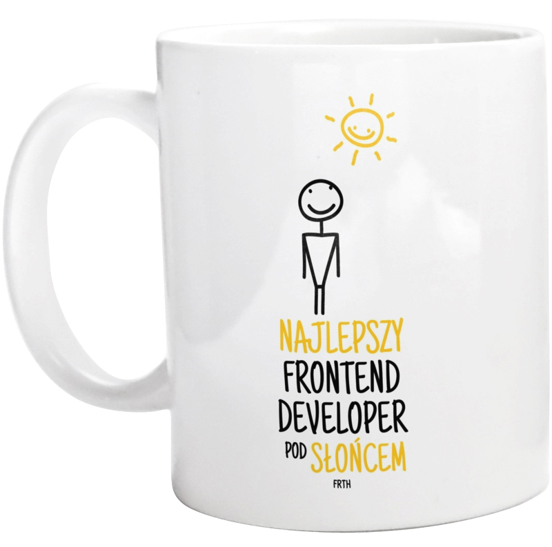 Najlepszy Frontend Developer Pod Słońcem - Kubek Biały