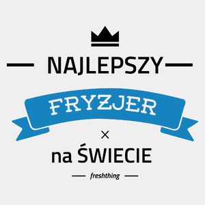 Najlepszy Fryzjer Na Świecie - Męska Koszulka Biała