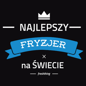 Najlepszy Fryzjer Na Świecie - Męska Koszulka Czarna