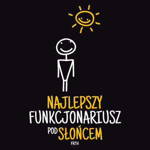 Najlepszy Funkcjonariusz Pod Słońcem - Męska Koszulka Czarna