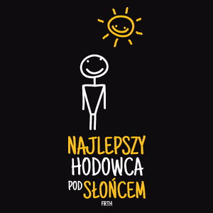 Najlepszy Hodowca Pod Słońcem - Męska Koszulka Czarna