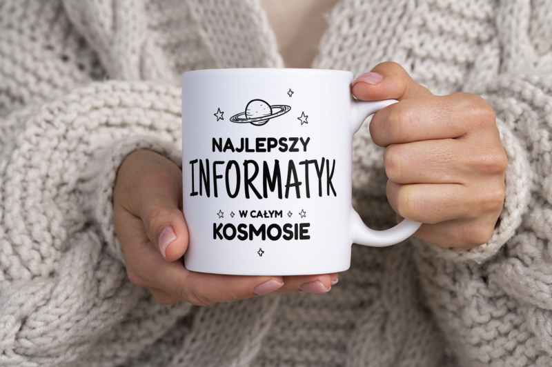 Najlepszy Informatyk W Kosmosie - Kubek Biały