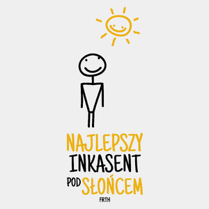 Najlepszy Inkasent Pod Słońcem - Męska Koszulka Biała