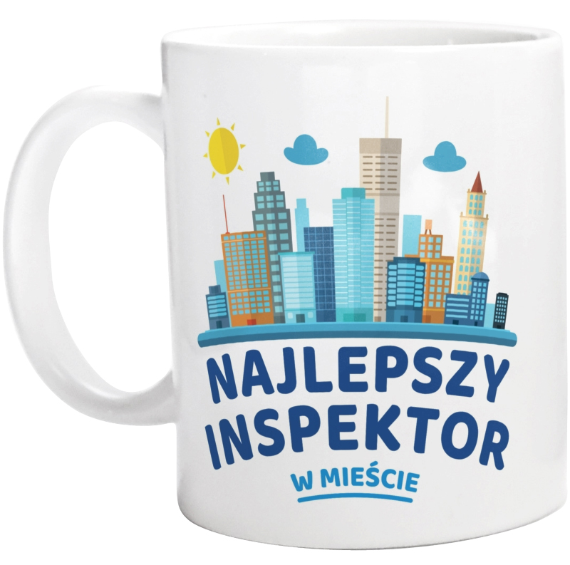 Najlepszy Inspektor W Mieście - Kubek Biały