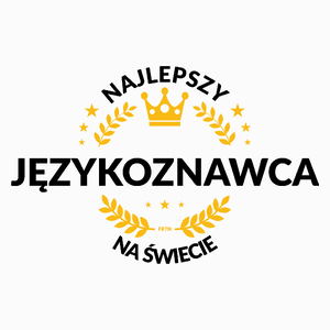 Najlepszy Językoznawca Na Świecie - Poduszka Biała