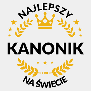 Najlepszy Kanonik Na Świecie - Męska Koszulka Biała