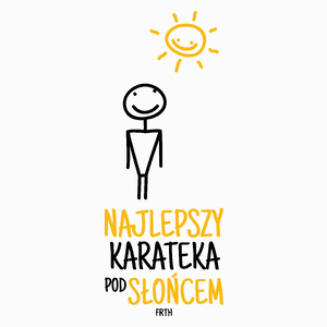 Najlepszy Karateka Pod Słońcem - Poduszka Biała