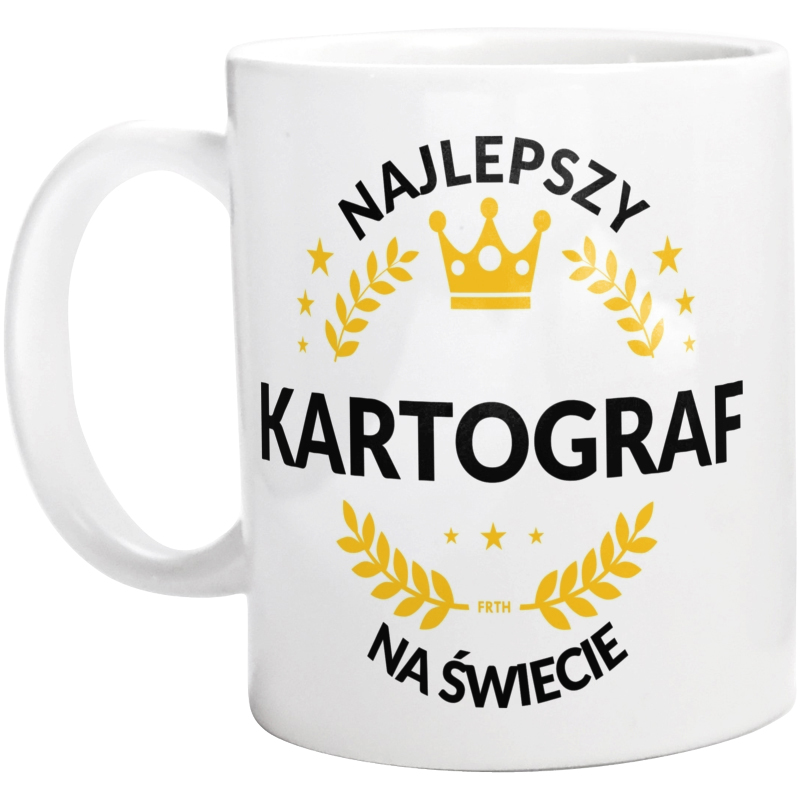 Najlepszy Kartograf Na Świecie - Kubek Biały