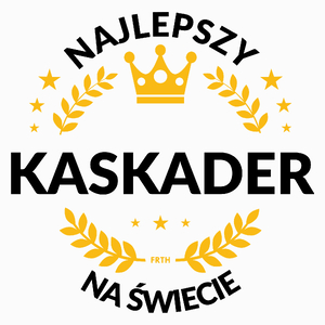 Najlepszy Kaskader Na Świecie - Poduszka Biała