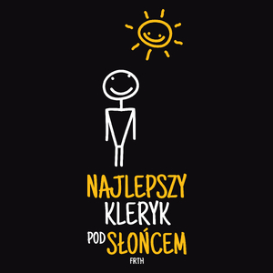 Najlepszy Kleryk Pod Słońcem - Męska Koszulka Czarna