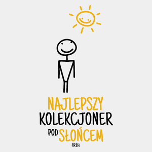 Najlepszy Kolekcjoner Pod Słońcem - Męska Koszulka Biała