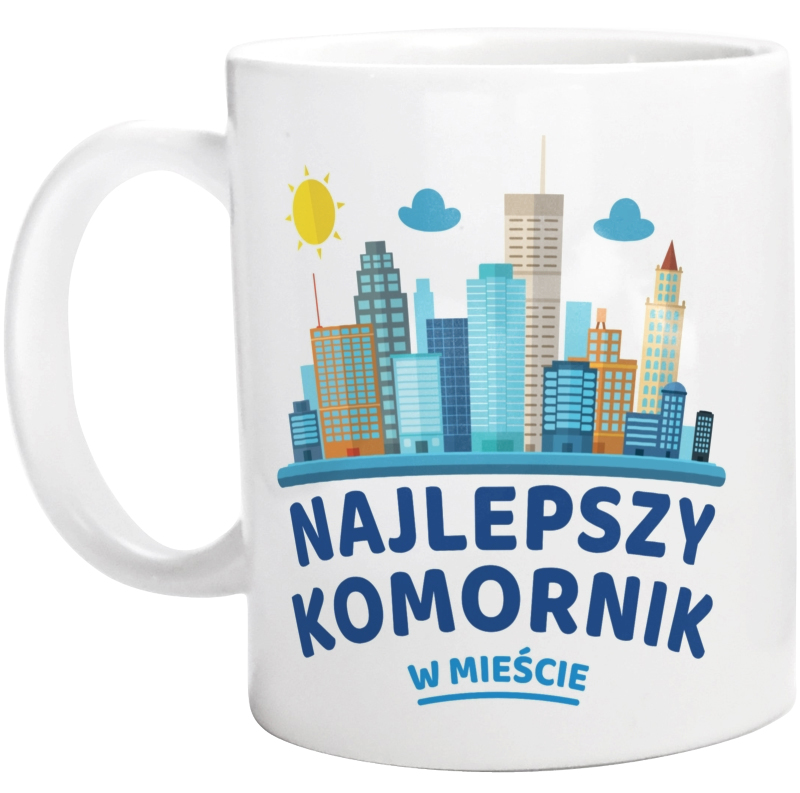 Najlepszy Komornik W Mieście - Kubek Biały