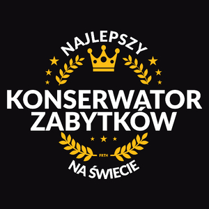 Najlepszy Konserwator Zabytków Na Świecie - Męska Koszulka Czarna