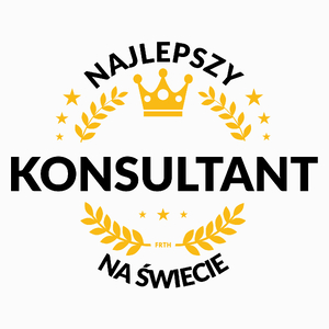 Najlepszy Konsultant Na Świecie - Poduszka Biała