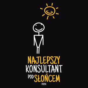 Najlepszy Konsultant Pod Słońcem - Męska Koszulka Czarna