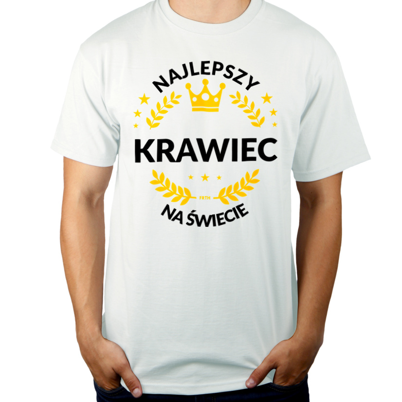 Najlepszy Krawiec Na Świecie - Męska Koszulka Biała