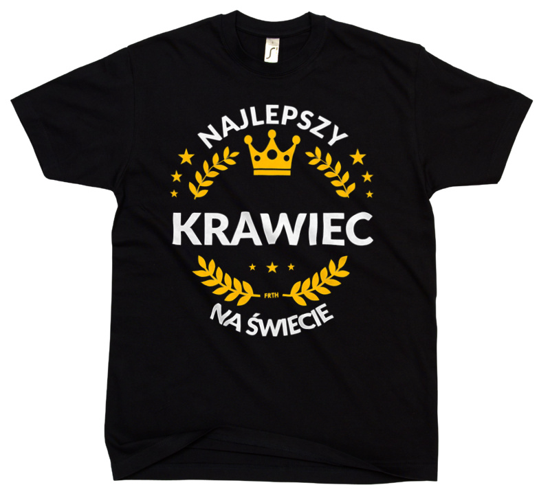 Najlepszy Krawiec Na Świecie - Męska Koszulka Czarna