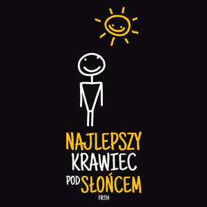 Najlepszy Krawiec Pod Słońcem - Męska Bluza z kapturem Czarna