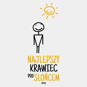 Najlepszy Krawiec Pod Słońcem - Męska Koszulka Biała