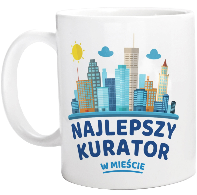 Najlepszy Kurator W Mieście - Kubek Biały