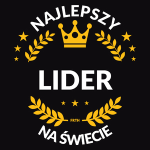 Najlepszy Lider Na Świecie - Męska Koszulka Czarna