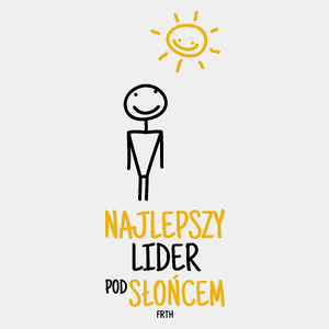 Najlepszy Lider Pod Słońcem - Męska Koszulka Biała