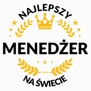 Najlepszy Menedżer Na Świecie - Poduszka Biała