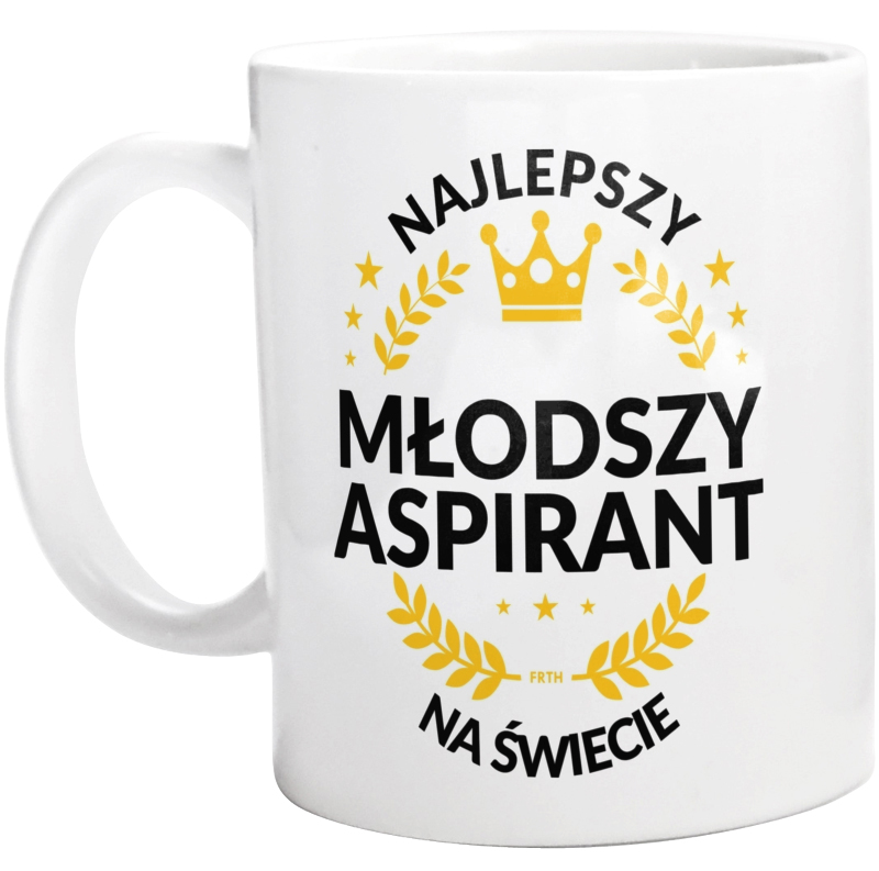 Najlepszy Młodszy Aspirant Na Świecie - Kubek Biały