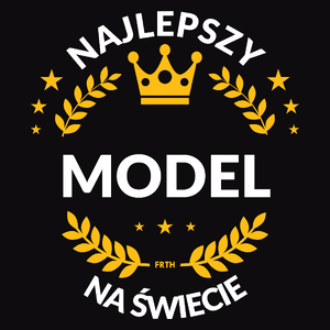 Najlepszy Model Na Świecie - Męska Koszulka Czarna