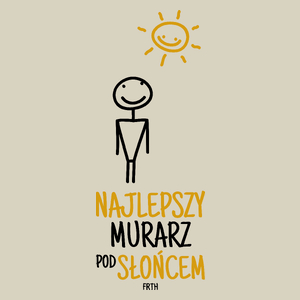 Najlepszy Murarz Pod Słońcem - Torba Na Zakupy Natural