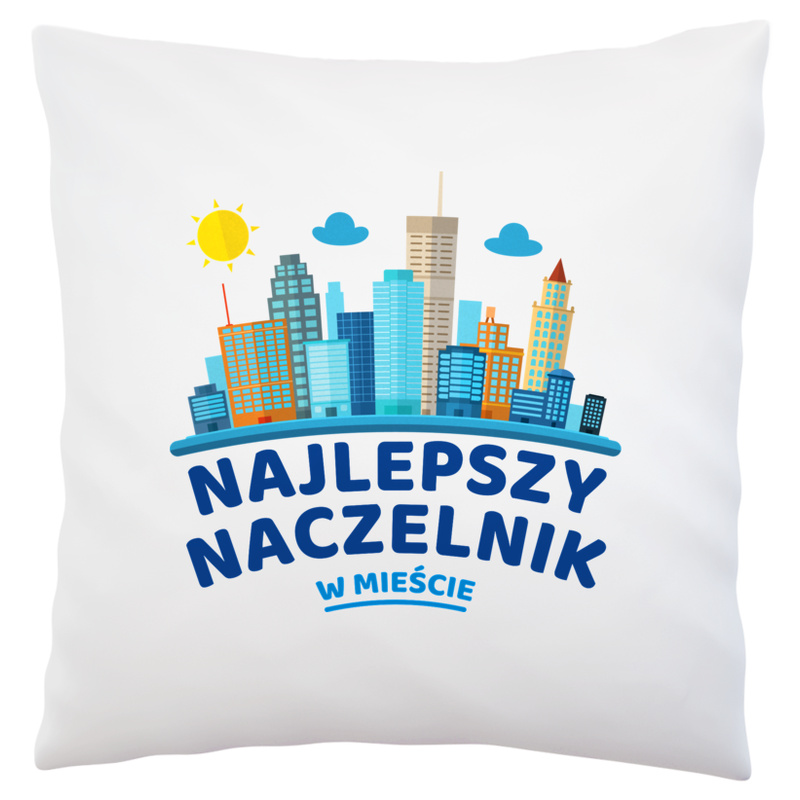 Najlepszy Naczelnik W Mieście - Poduszka Biała