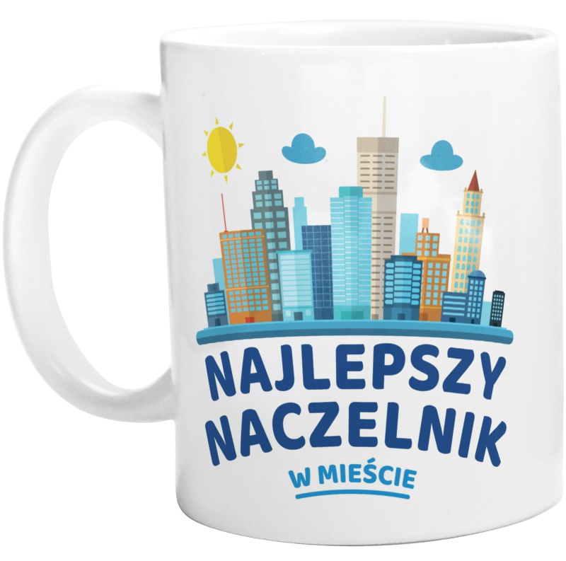 Najlepszy Naczelnik W Mieście - Kubek Biały