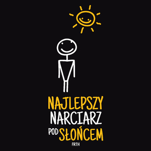 Najlepszy Narciarz Pod Słońcem - Męska Bluza Czarna