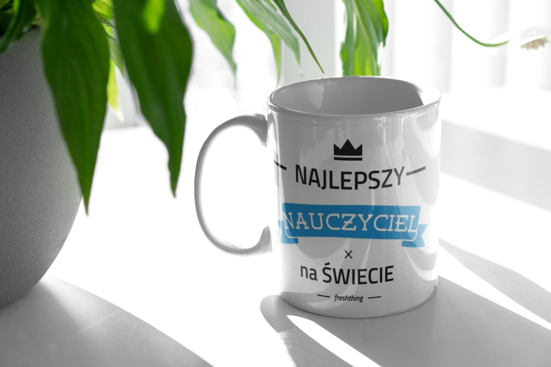 Najlepszy Nauczyciel Na Świecie - Kubek Biały