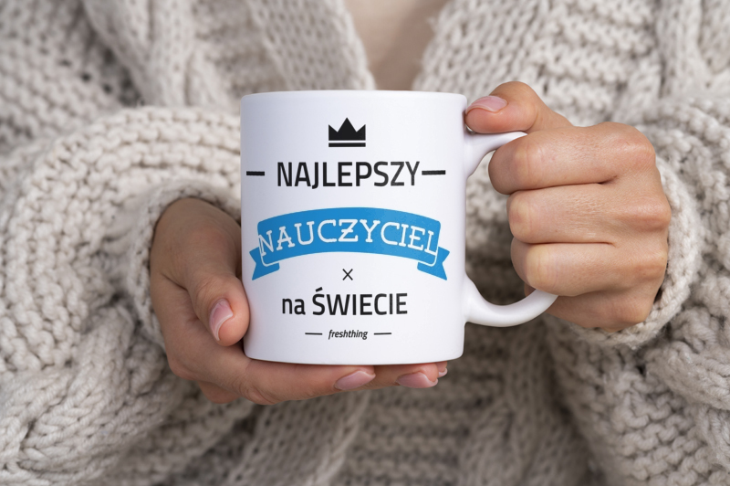 Najlepszy Nauczyciel Na Świecie - Kubek Biały