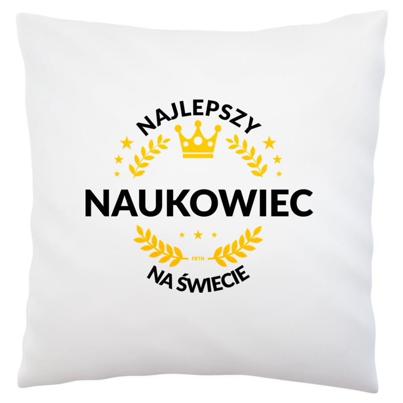 Najlepszy Naukowiec Na Świecie - Poduszka Biała