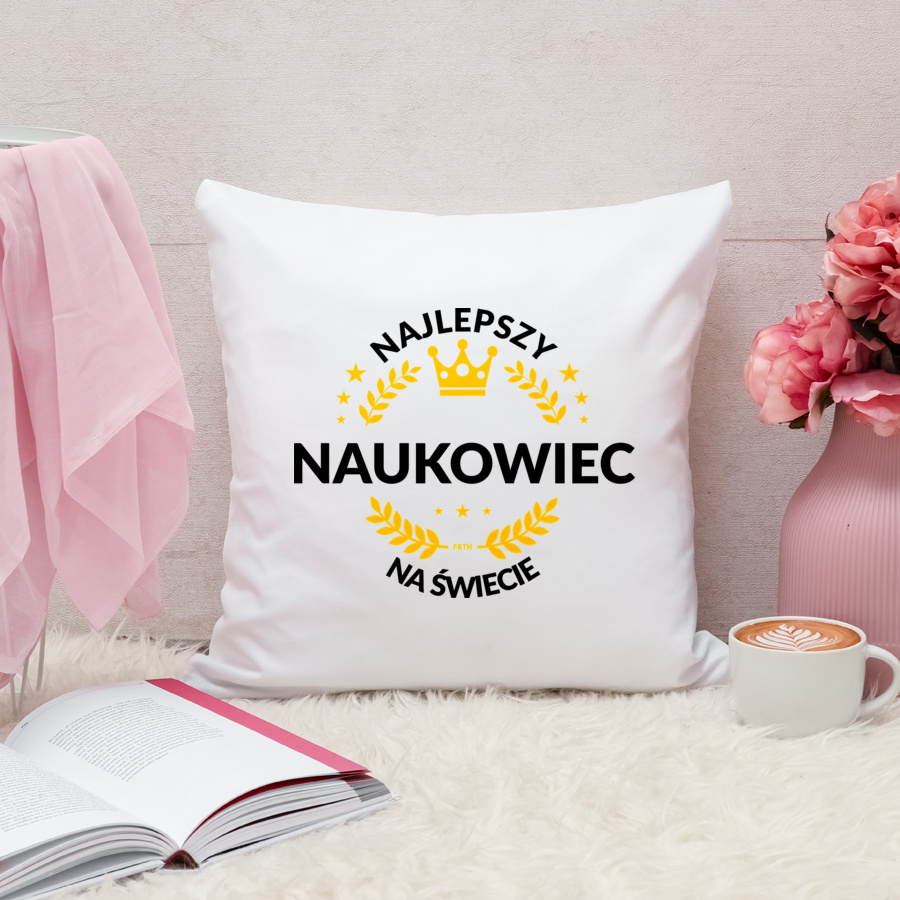 Najlepszy Naukowiec Na Świecie - Poduszka Biała