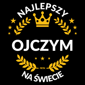 Najlepszy Ojczym Na Świecie - Torba Na Zakupy Czarna