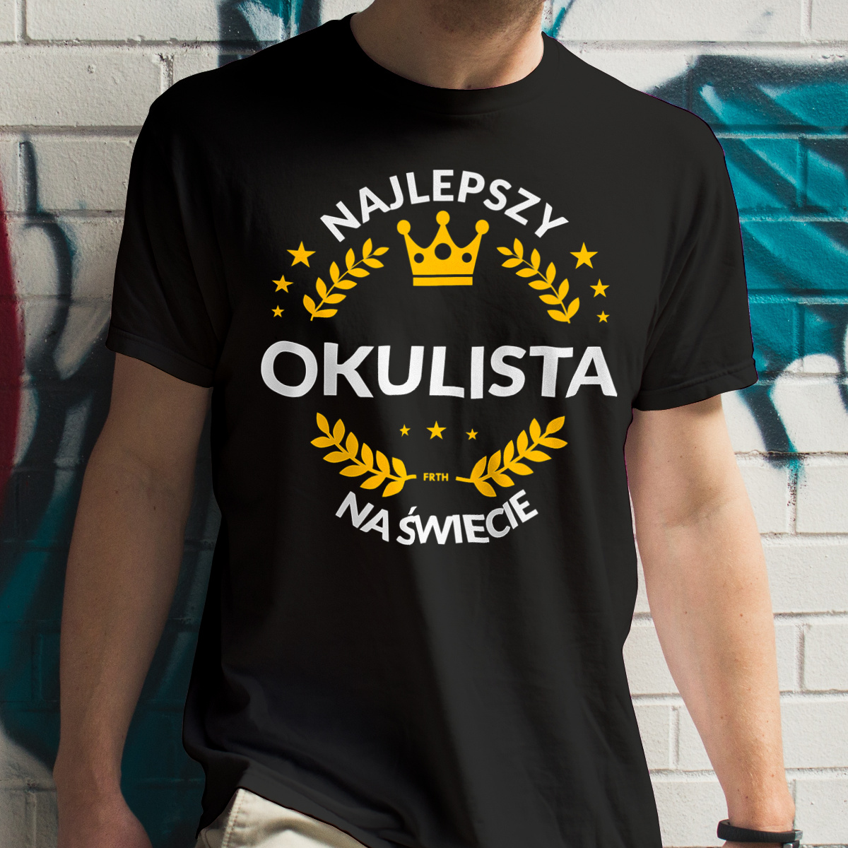 Najlepszy Okulista Na Świecie - Męska Koszulka Czarna