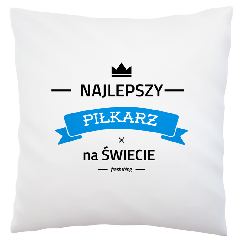 Najlepszy Piłkarz Na Świecie - Poduszka Biała