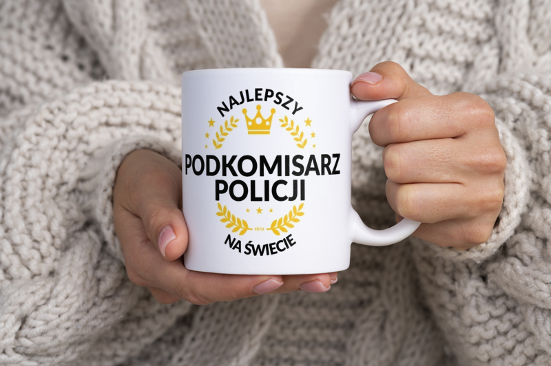 Najlepszy Podkomisarz Policji Na Świecie - Kubek Biały