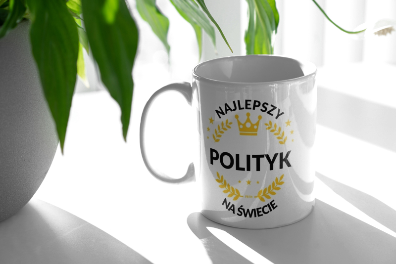 Najlepszy Polityk Na Świecie - Kubek Biały