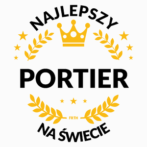 Najlepszy Portier Na Świecie - Poduszka Biała