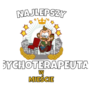 Najlepszy Psychoterapeuta W Mieście - Kubek Biały