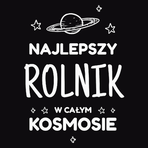 Najlepszy Rolnik W Kosmosie - Męska Koszulka Czarna